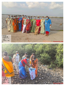 समुद्र किनारी साफसफाई