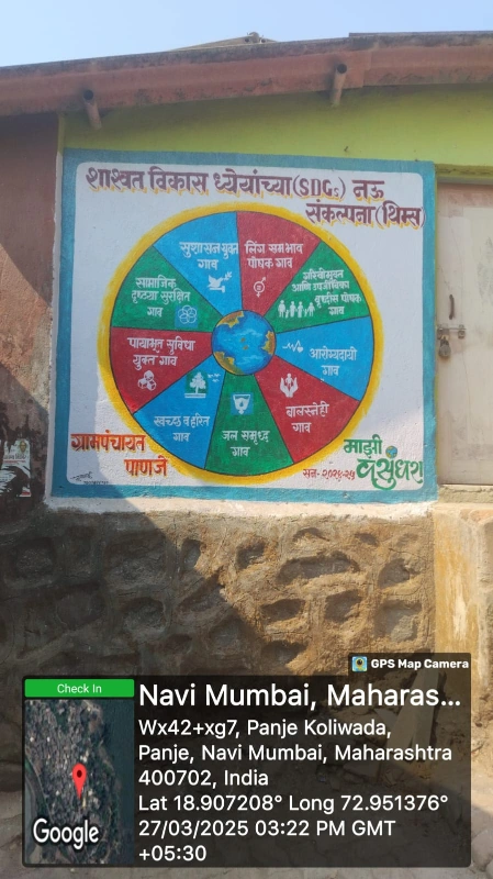 माझी वसुंधरा अभियान भिंतचित्र उपक्रम